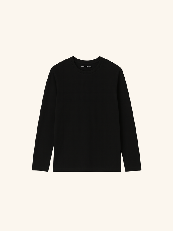 Charcoal Black Full Sleeves - Heavy Cotton 240 GSM