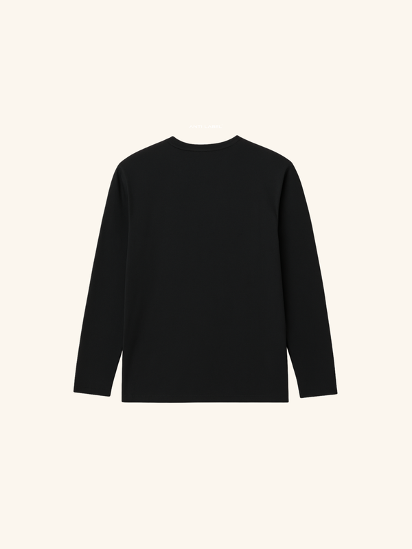 Charcoal Black Full Sleeves - Heavy Cotton 240 GSM