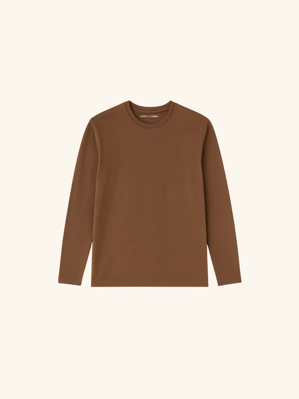 Brown Full Sleeves - Heavy Cotton 240 GSM